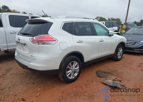 2015 Nissan Rogue Sv z USA, uszkodzony, nr VIN KNMAT2MV4FP566000